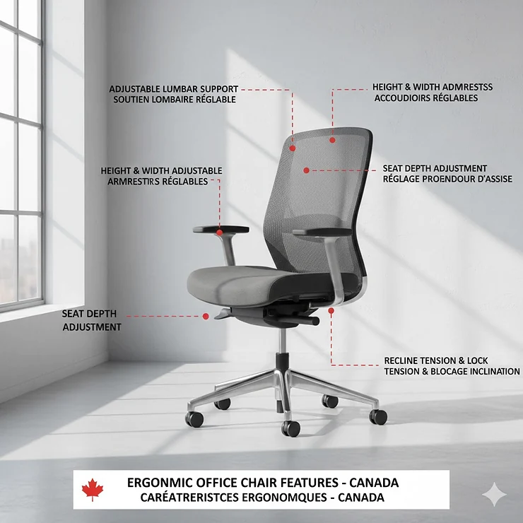 A modern Toronto executive boardroom featuring the best boardroom chairs in ergonomic black leather around a maple wood table.