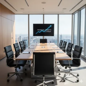 Close-up illustration of sustainable fabric and recycled aluminum used in the best boardroom chairs for eco-conscious Canadian businesses.