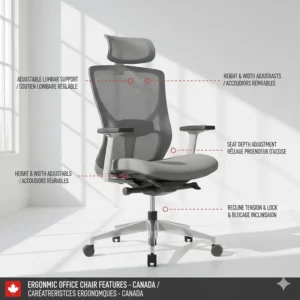 Classic high-back leather boardroom chairs suitable for a professional law firm or government office in Ottawa, Ontario.