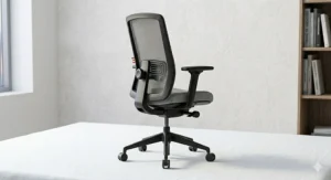 A Canadian distribution shipping graphic showcasing quick nationwide delivery and product warranty protection for corporate value office chairs.