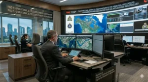 Heavy-duty control room chairs suited for Canadian industrial monitoring and plant operations.