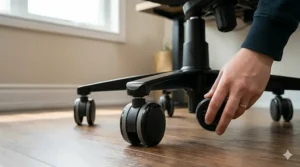 Reinforced metal base on the best gaming chairs for maximum stability.