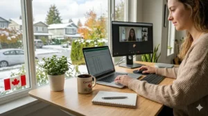 Compact office chair designed for small work-from-home setups.