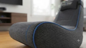 Breathable fabric console gaming chair designed for year-round comfort across Canada.