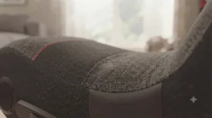 Durable, easy-to-clean rocker chair fabric.