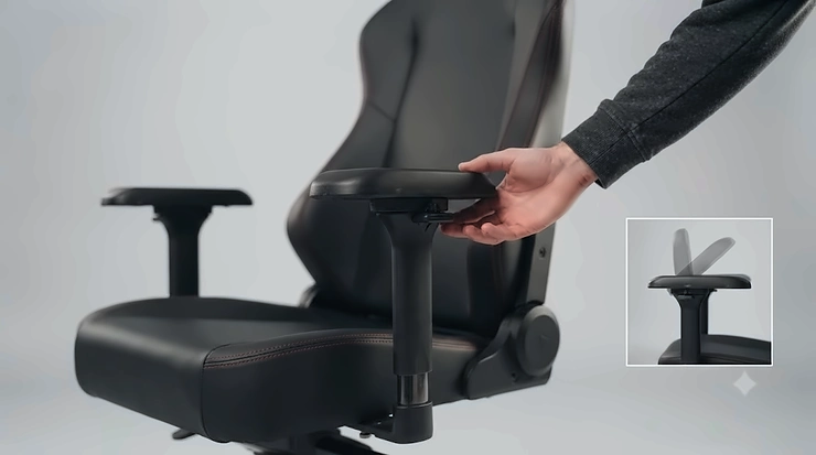 Ergonomic esports gaming chair set up in a modern Canadian home office for long gaming sessions.