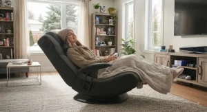 Premium material surround sound gaming chair perfect for relaxing while playing console games in Canada.