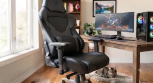 An overview of the best faux leather gaming chair options for Canadian pet owners looking for durability.